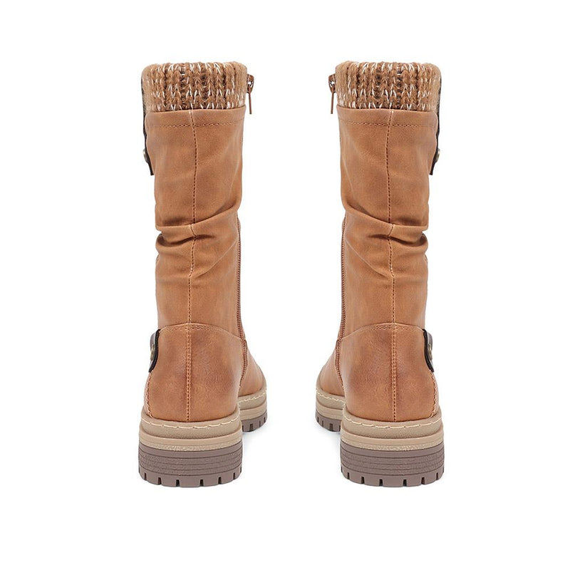 Casual Mid-Calf Boots - TELOO38001 / 324 311