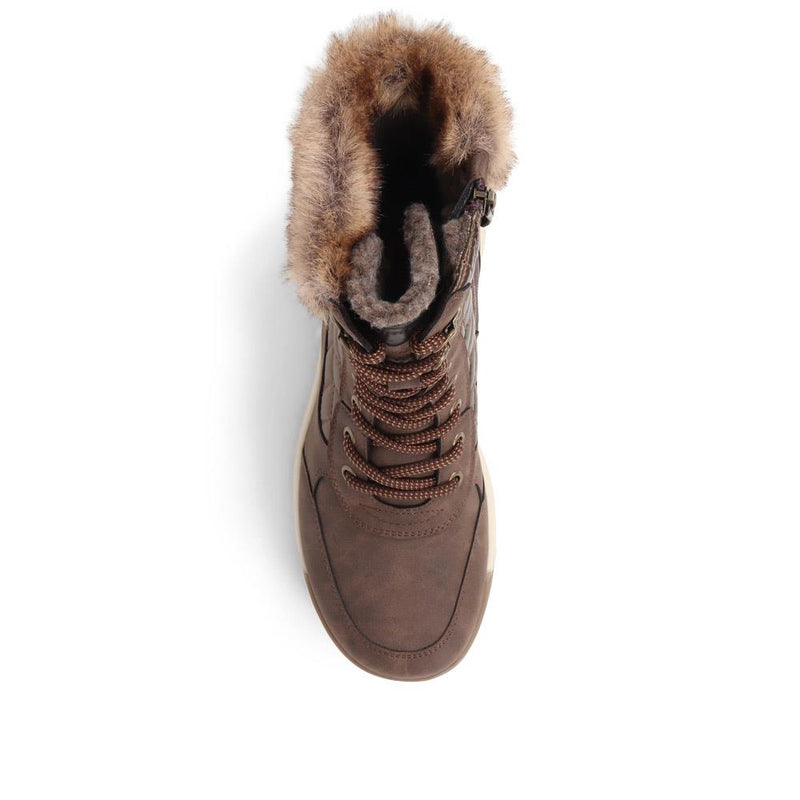 Faux Fur Cuff All Weather Boots CENTR38021 324 268