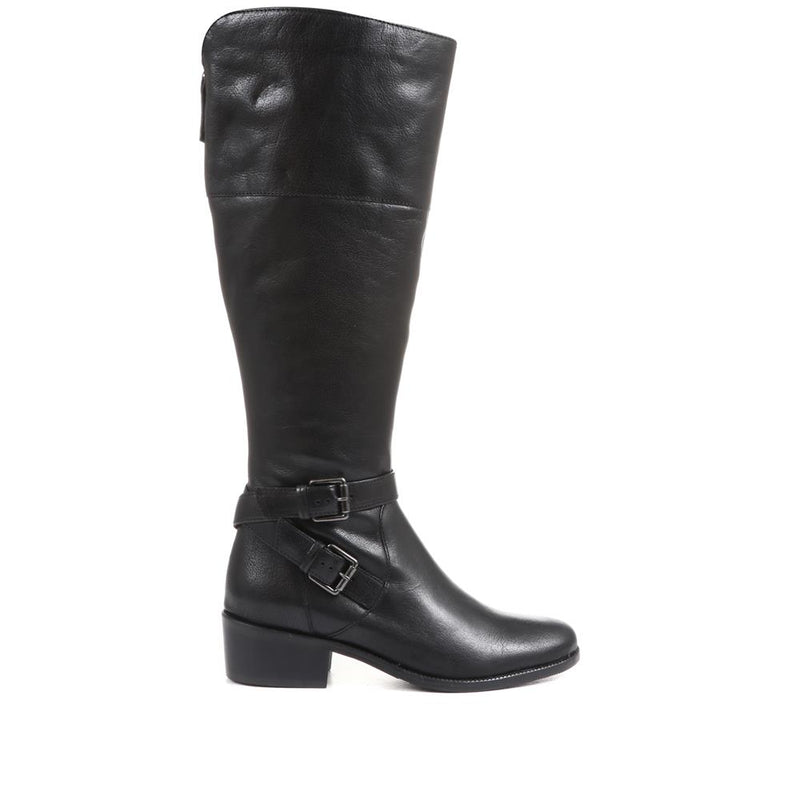 Phoebe Standard Fit Leather Knee High Boots - PHOEBEM / 320 895