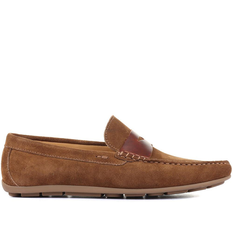Pierson Suede Leather Loafers - PIERSON / 320 159
