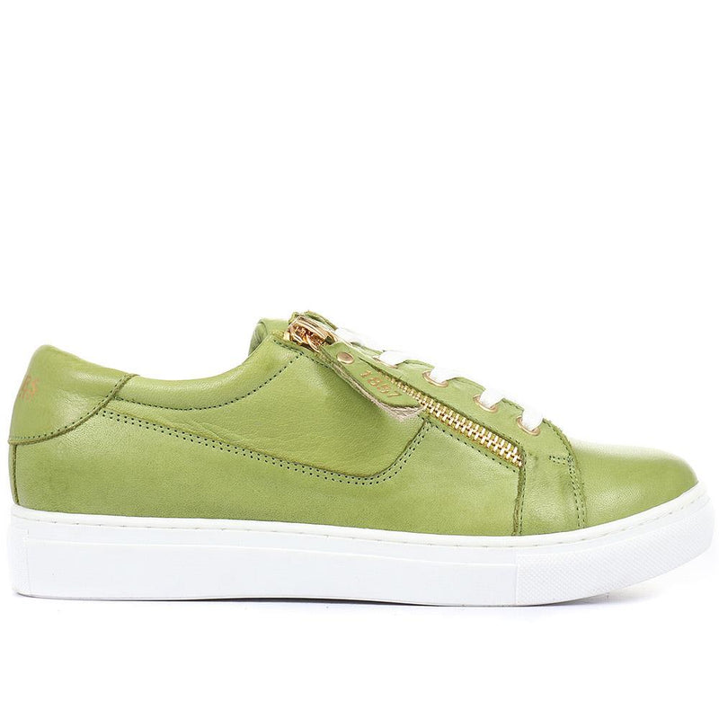 Padova Leather Lace-Up Trainers - PADOVA / 320 235