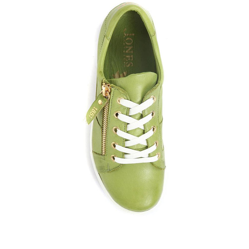 Padova Leather Lace-Up Trainers - PADOVA / 320 235