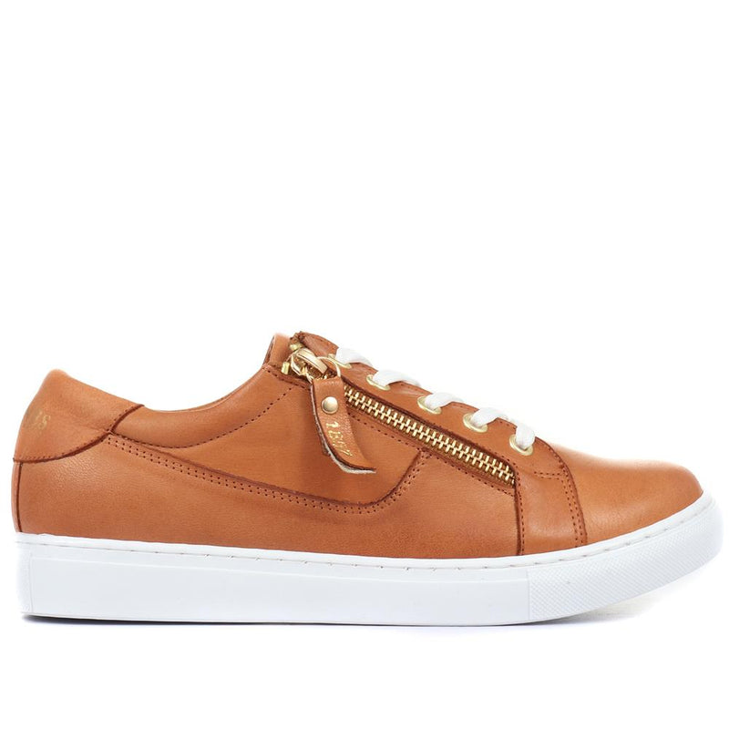 Padova Leather Lace-Up Trainers - PADOVA / 320 235