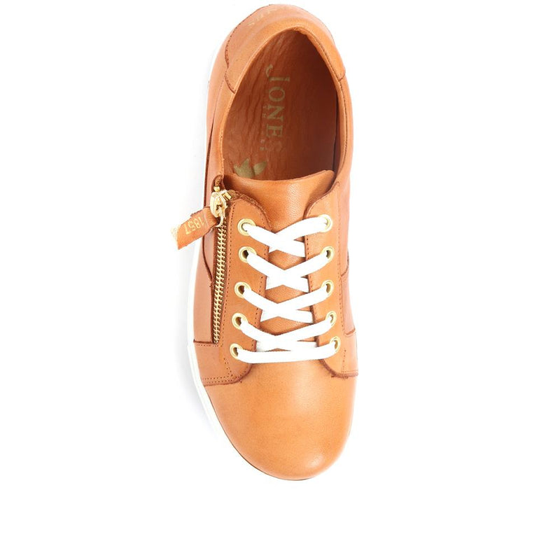 Padova Leather Lace-Up Trainers - PADOVA / 320 235