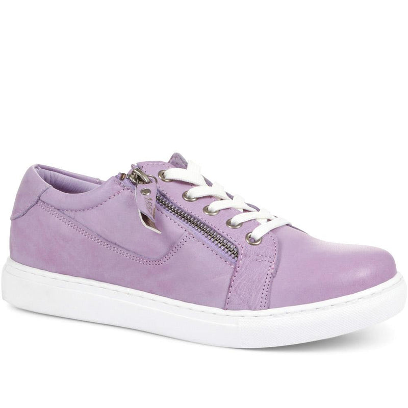 Padova Leather Lace-Up Trainers - PADOVA / 320 235