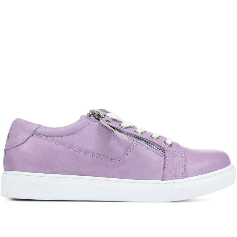 Padova Leather Lace-Up Trainers - PADOVA / 320 235