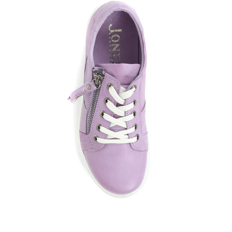 Padova Leather Lace-Up Trainers - PADOVA / 320 235