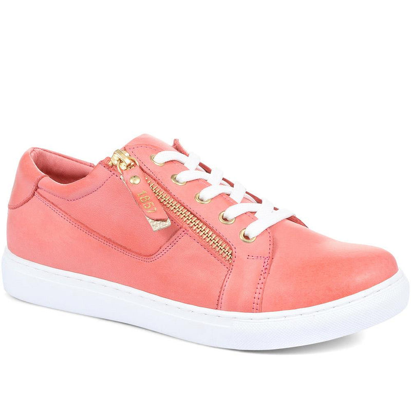 Padova Leather Lace-Up Trainers - PADOVA / 320 235