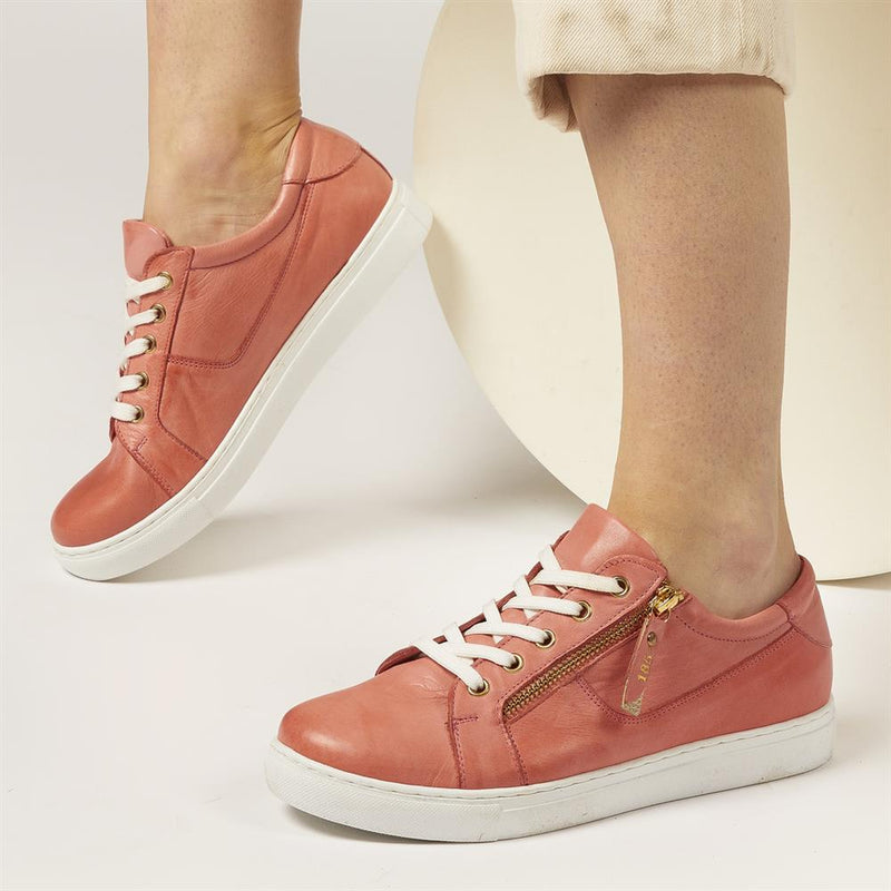 Padova Leather Lace-Up Trainers - PADOVA / 320 235