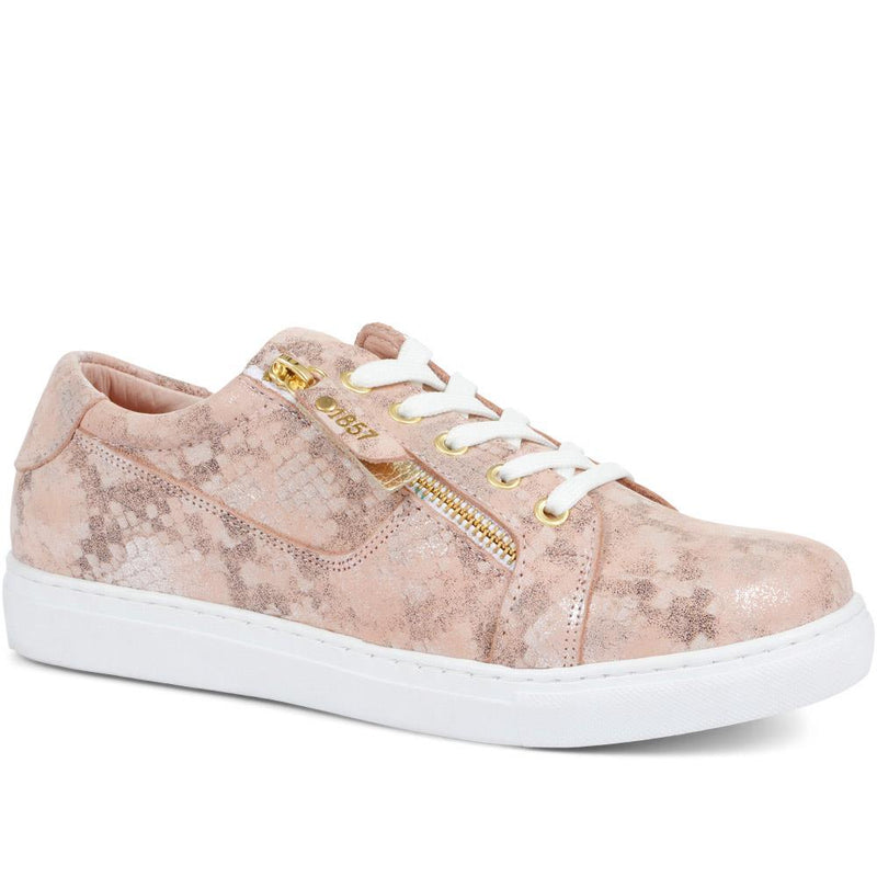 Padova Leather Lace-Up Trainers - PADOVA / 320 235