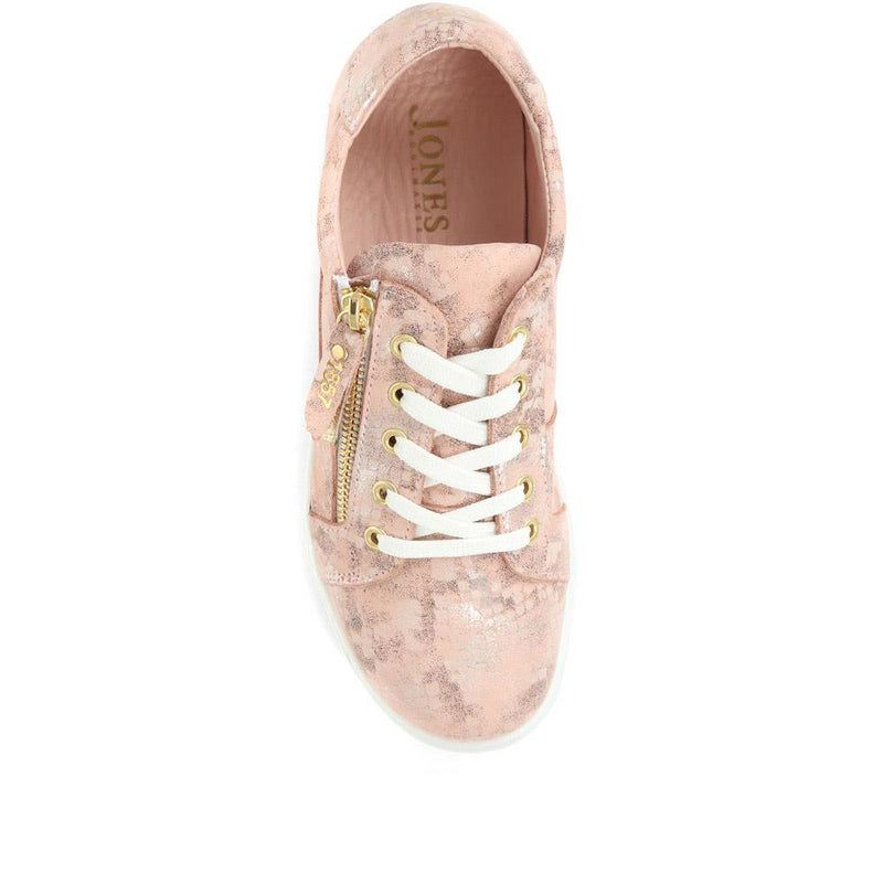 Padova Leather Lace-Up Trainers - PADOVA / 320 235