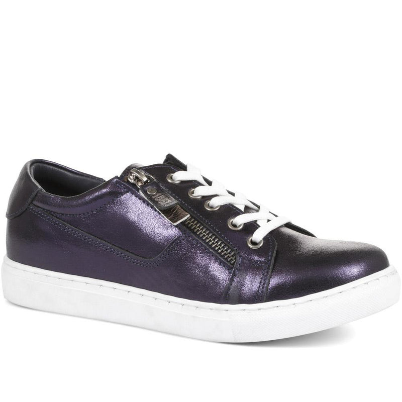 Padova Leather Lace-Up Trainers - PADOVA / 320 235