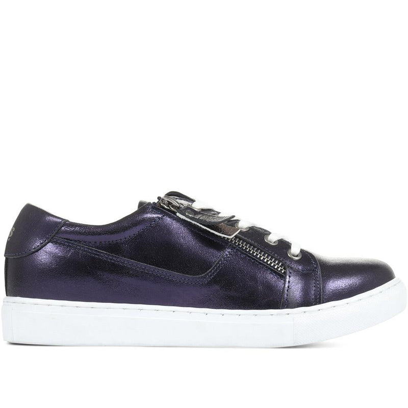 Padova Leather Lace-Up Trainers - PADOVA / 320 235