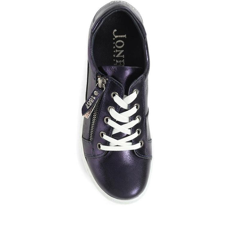 Padova Leather Lace-Up Trainers - PADOVA / 320 235