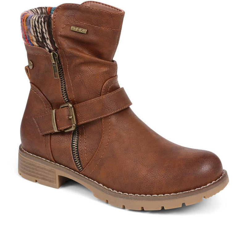 Casual Biker Boots - WBINS38033 / 324 161