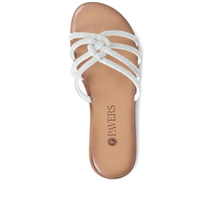Braided Detail Strappy Sandals - CLUBS37001 / 323 835
