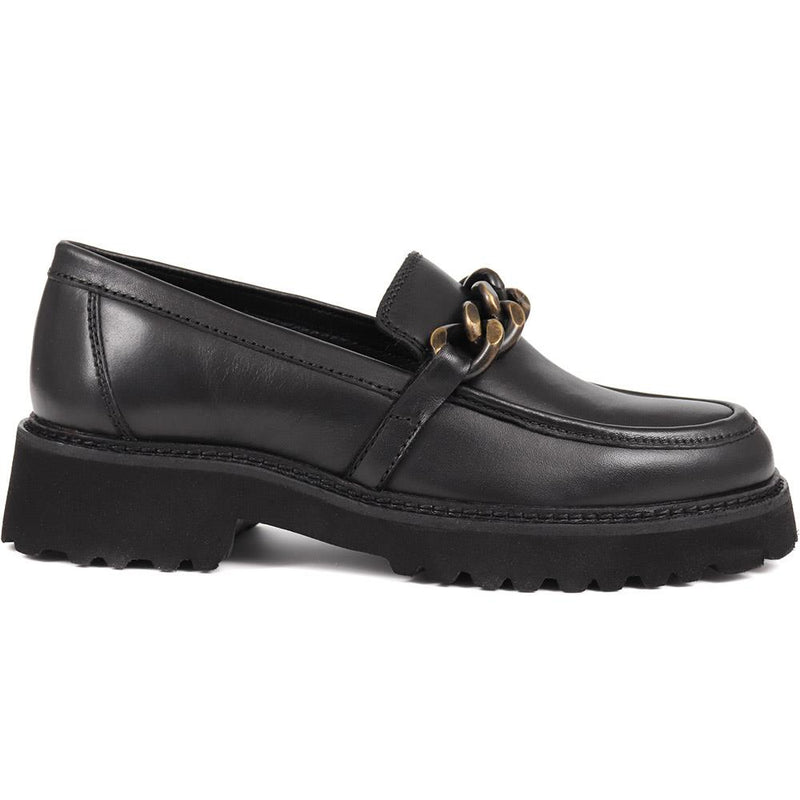 Mathilde Leather Platform Loafers - MATHILDE / 324 327