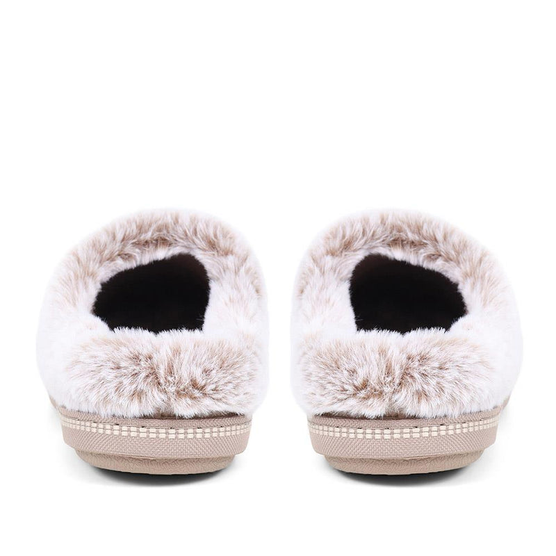 Faux Fur Lined Slippers - SKE38109 / 324 097