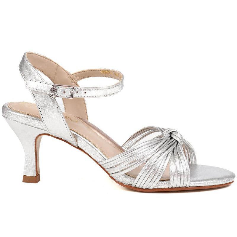 Metallic Leather Stiletto Heels - GUP38502 / 324 313