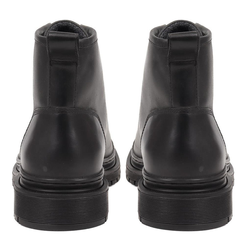 Denzel Leather Lace Up Boots - DENZEL / 324 394