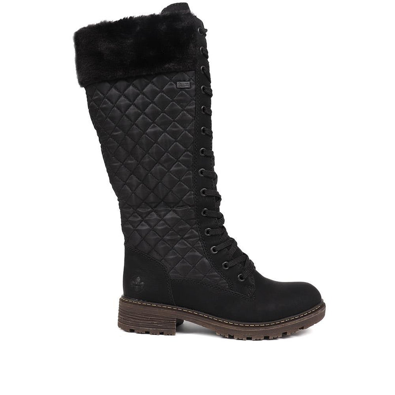 Quilted Fleece-Lined Ladies Boots - RKR38530 / 324 353