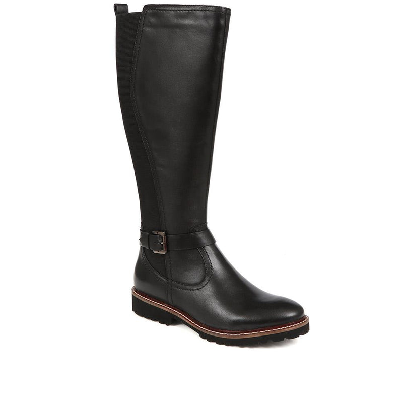 Leather Knee High Boots - MAGNU38015 / 324 705