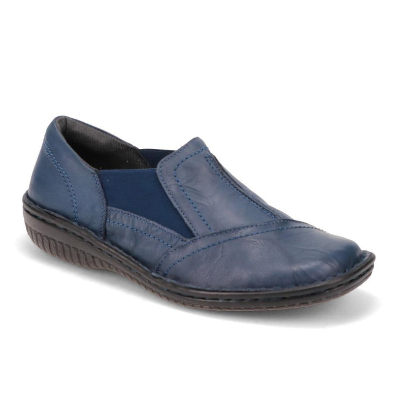 Elasticated Leather Slip Ons - HAK38029 / 324 707