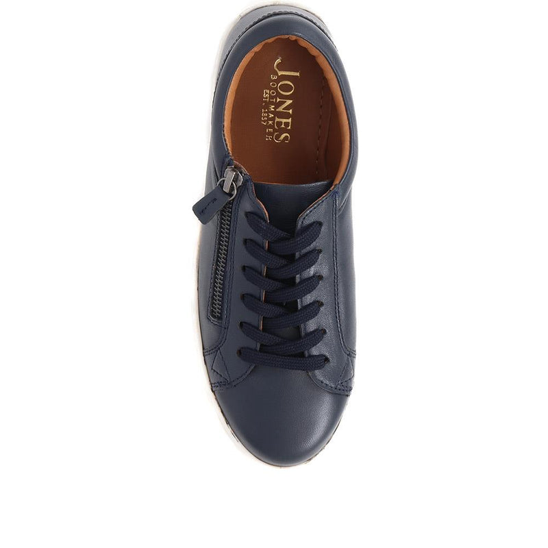 Tiana Leather Lace Up Trainers - TIANA / 324 733