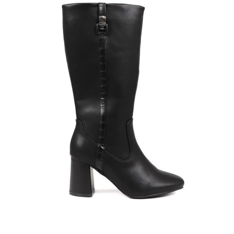 Knee High Heeled Boots - WOIL38055 / 324 885