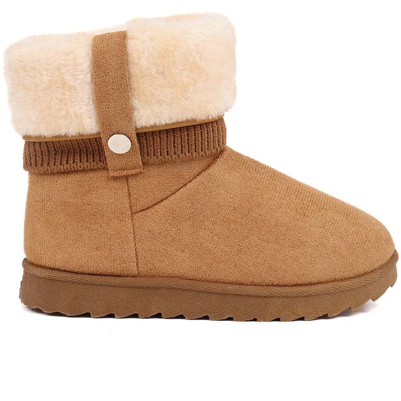 Fleece Lined Soft Ankle Boots - ACADE38007 / 324 548