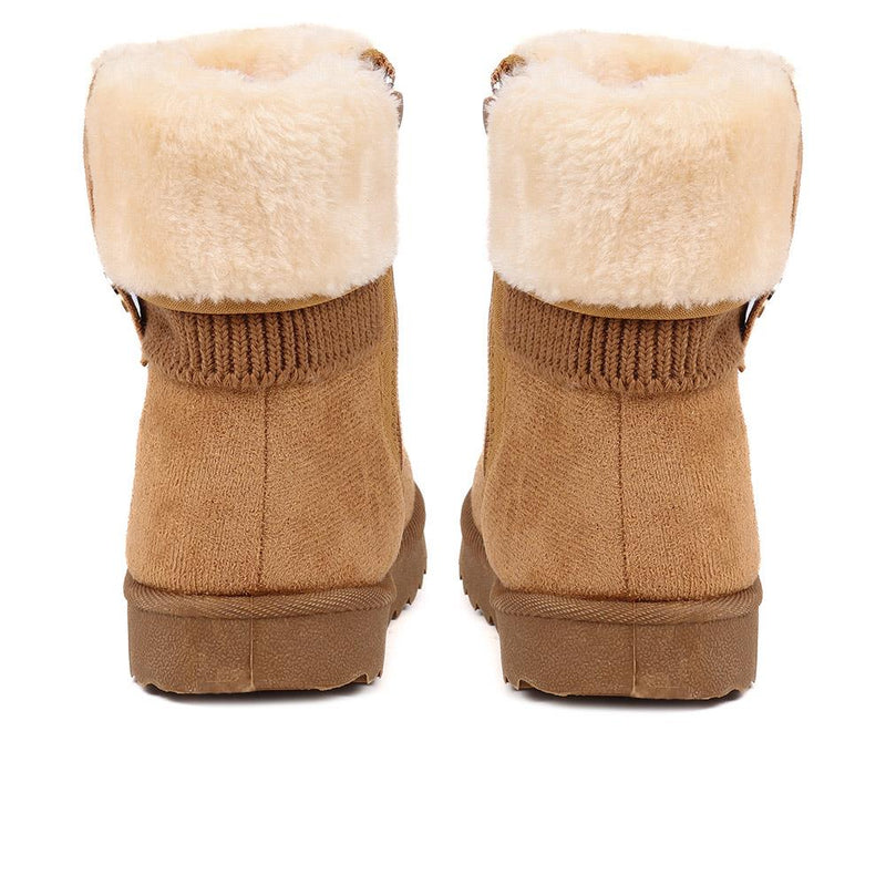 Fleece Lined Soft Ankle Boots - ACADE38007 / 324 548