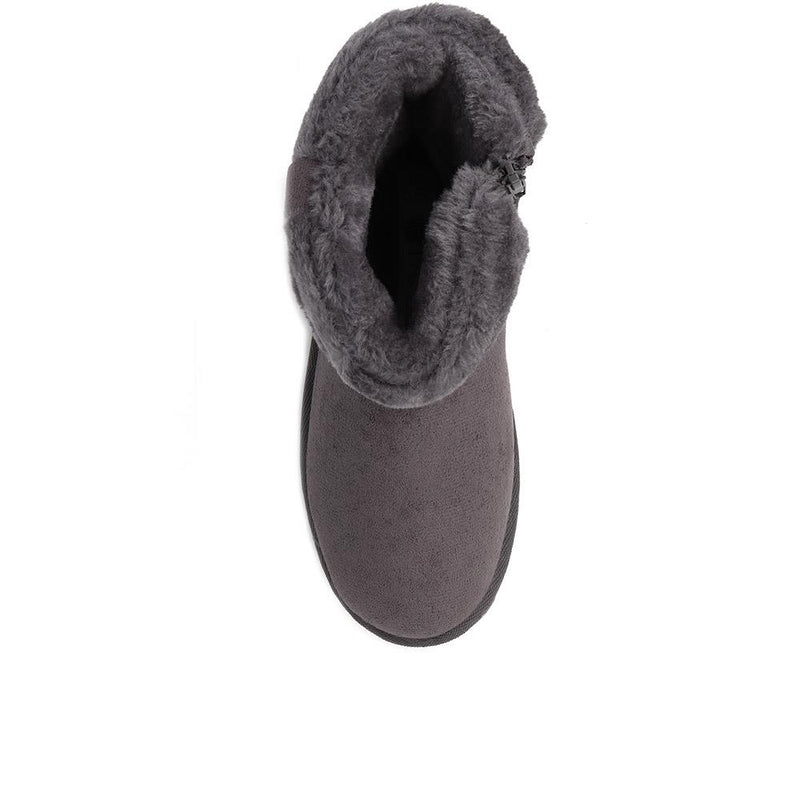 Fleece Lined Soft Ankle Boots - ACADE38007 / 324 548