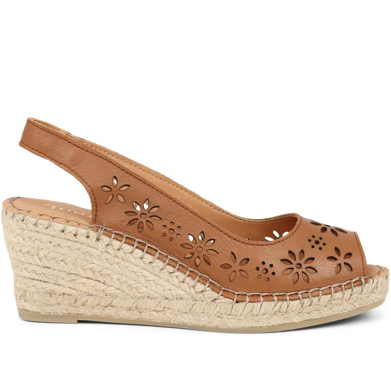 Reina Leather Espadrilles  - REINA / 325 460