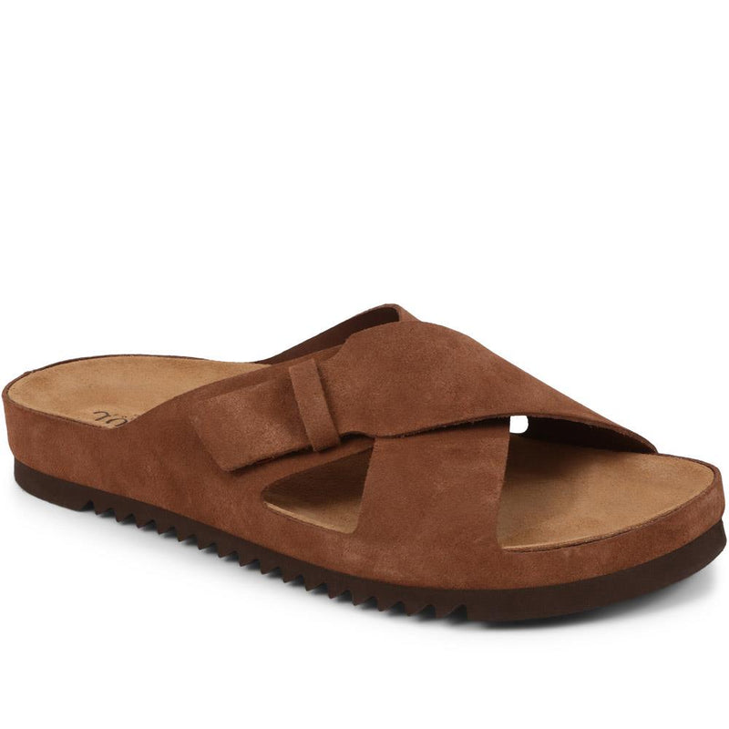 Wavy Leather Mules - WAVY / 325 411