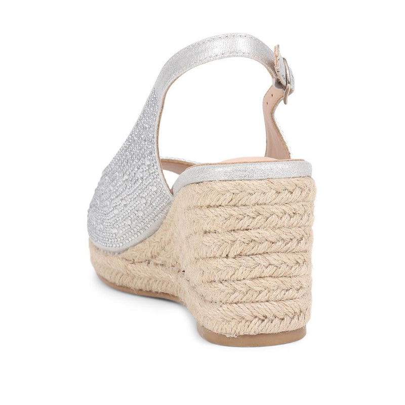 Embellished Espadrille Sandals - HUANG39007 / 324 903