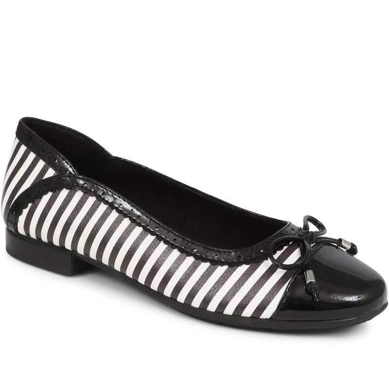 Patterned Ballet Flats  - WBINS39090 / 325 164