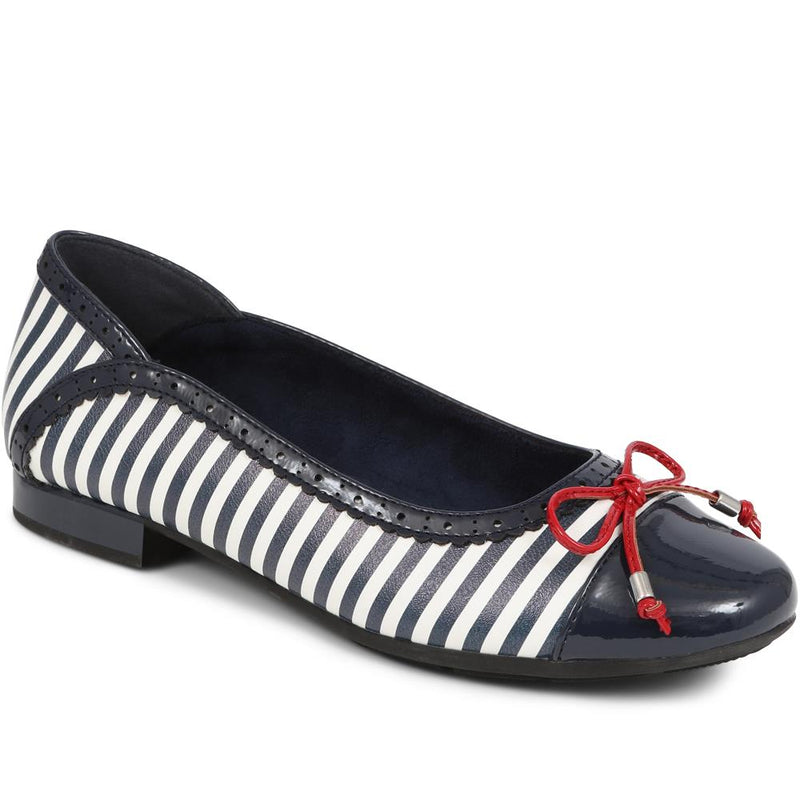 Patterned Ballet Flats  - WBINS39090 / 325 164