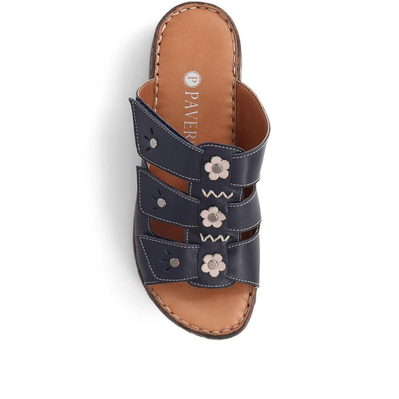 Leather Mule Sandals - LUCK39015 / 325 723