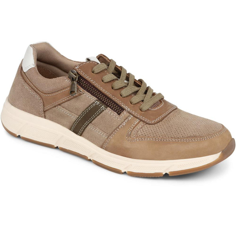 Lace-Up Leather Trainers  - TEJ39009 / 324 906