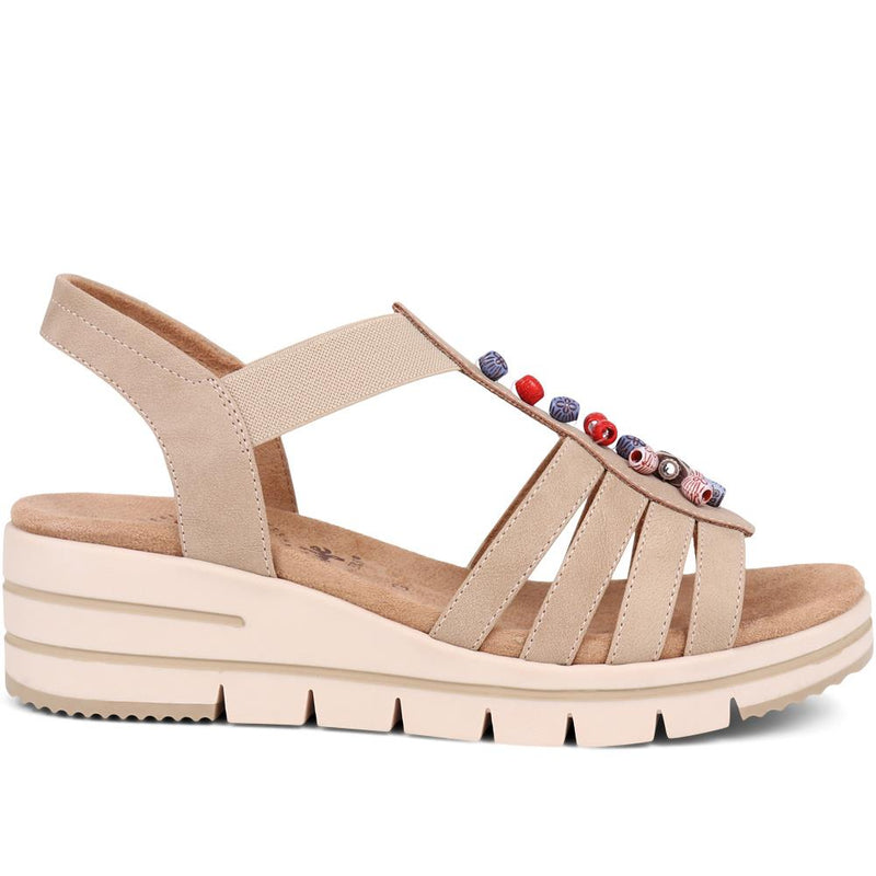 Slip-On Wedge Sandals - CENTR39001 / 324 975