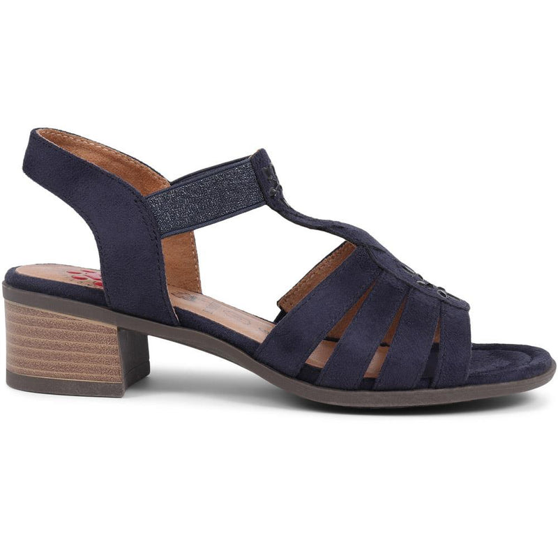 Block Heeled Slip-On Sandals - CENTR39057 / 324 981