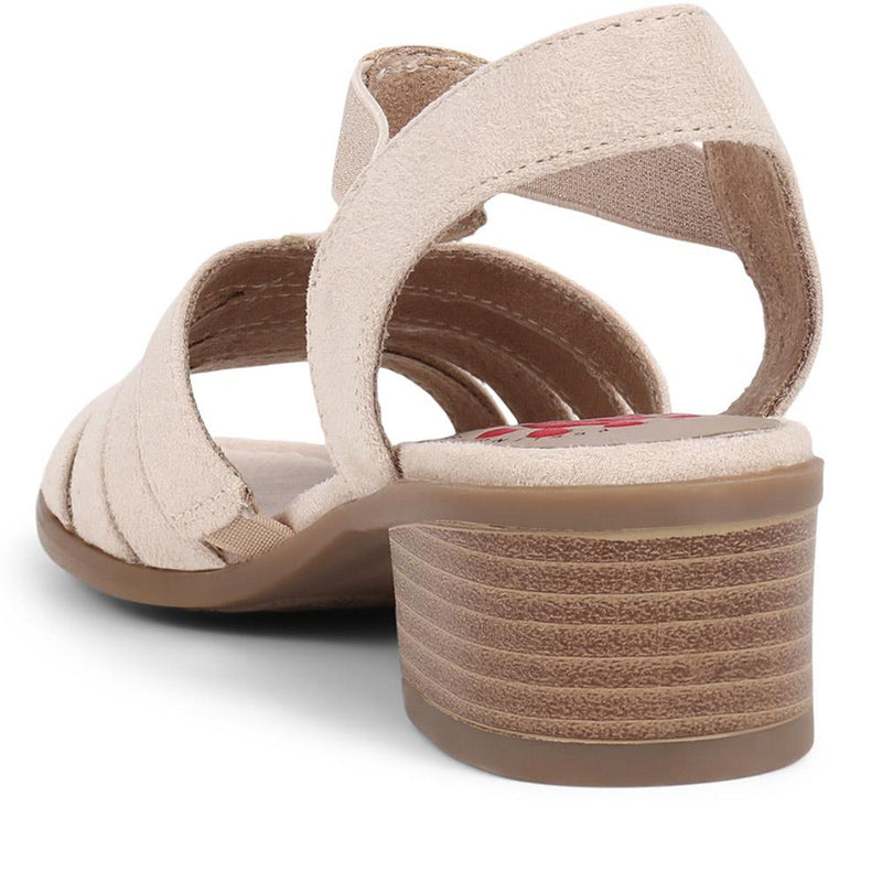 Block Heeled Slip-On Sandals - CENTR39057 / 324 981