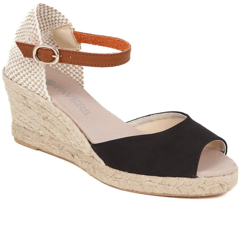 Adjustable Espadrille Sandals  - VUL39001 / 326 113