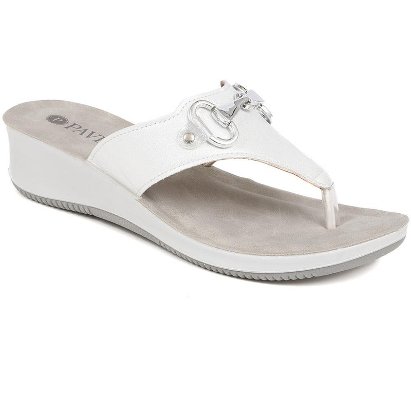 Low Wedge Toe-Post Sandals - INB39069 / 325 390