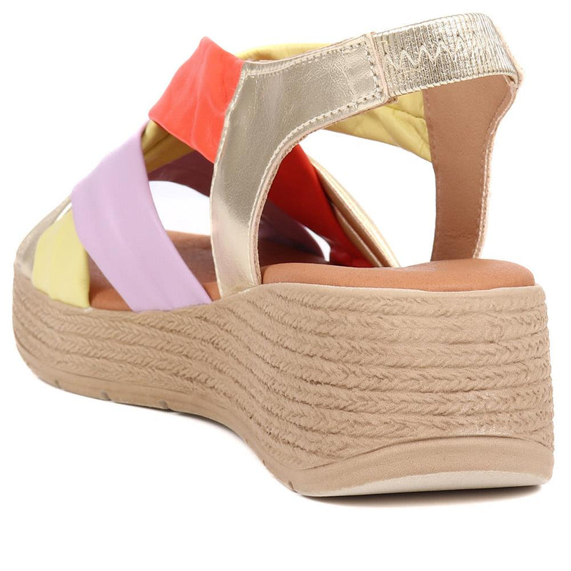 Cross-Strap Platform Sandals  - MARIL39003 / 325 332