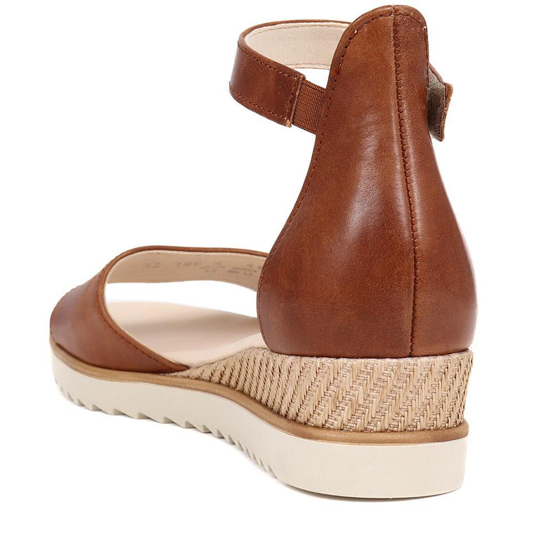 Leather Wedge Sandals  - GAB39504 / 325 077