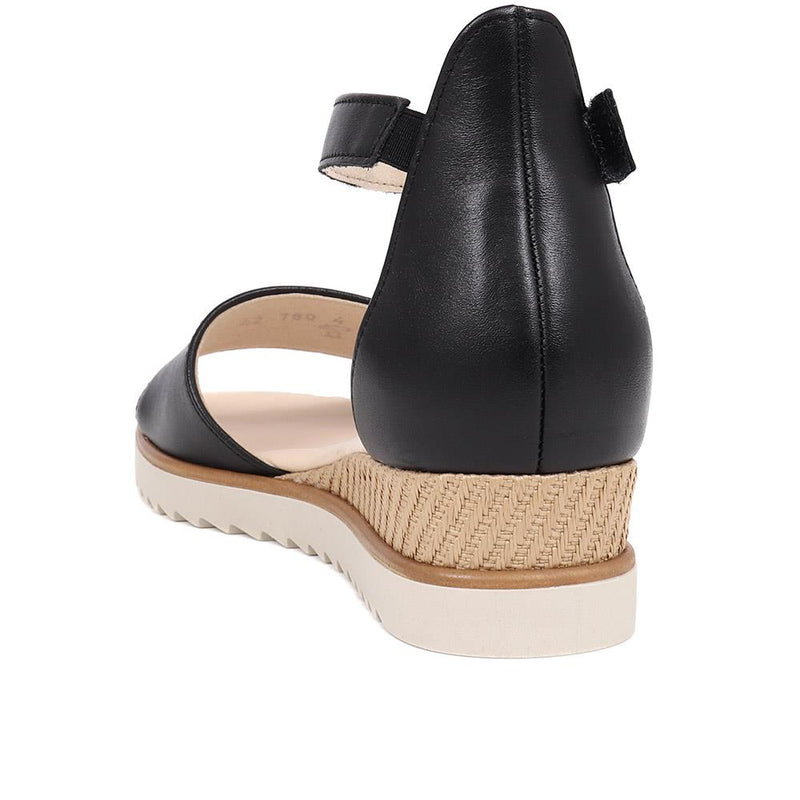 Leather Wedge Sandals  - GAB39504 / 325 077