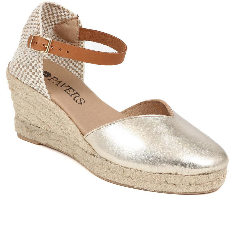 Adjustable Espadrille Sandals  - LOLLA39001 / 326 331