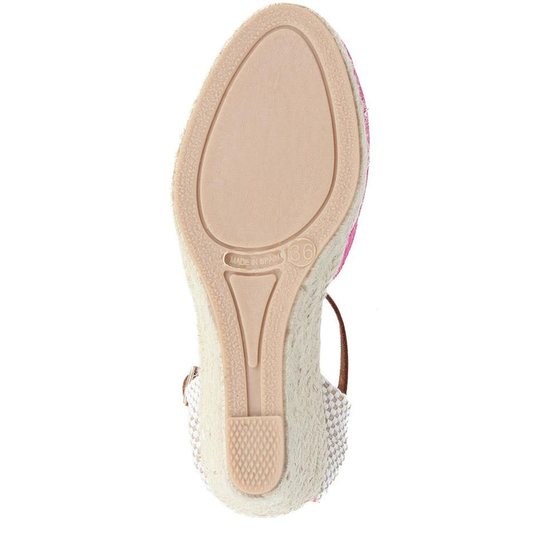 Adjustable Espadrille Sandals  - LOLLA39001 / 326 331