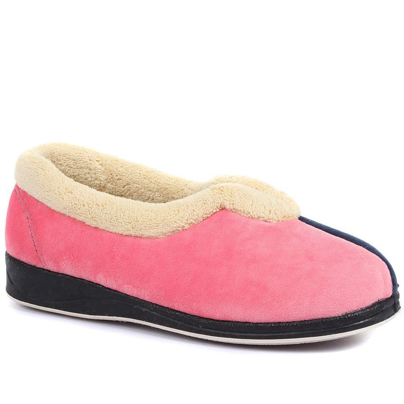 Wide Fit Antibacterial Slippers - QING32013 / 319 075